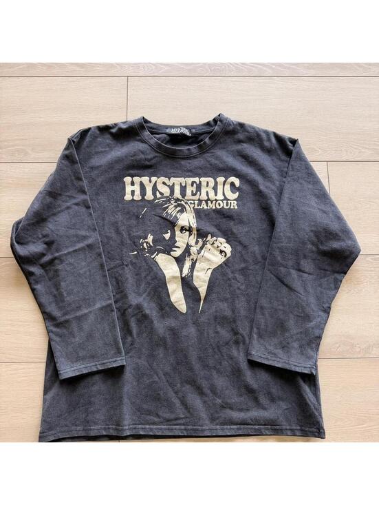 Hysteric Glamour Other - Hysteric Glamour Men's Black and Grey Tshirt